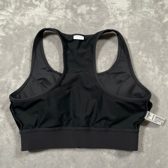 Amoena Bra Medium Black Gloria Mastectomy Wire Free Front Closure Padded Sports - Picture 7 of 10